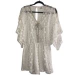 Venus ✨ Off White Lace Sz Medium Romper✨ Photo 9
