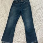 Mother The Insider Crop Step Fray Flared Jeans Size 27 Photo 1