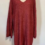 American Eagle Tunic Length V-Neck Sweater with Open Tie Detail Back Size XXL Photo 0