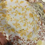 Matilda Jane Yellow & Pink Floral Rockport Three-Quarter Sleeve Top Women’s Sz Small  Photo 10