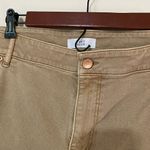 Loft Women’s Tan High Waist Flare Crop Pants Size 20 Photo 2