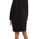 Scotch & Soda Oversized Sweater Sweatshirt Dress with Zipper Black Size L Photo 3