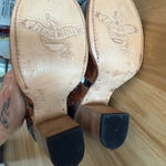 FREEBIRD by Steven Awesome New  Lotus Stud Gladiator Heels - Cognac - Sz 8 Photo 8