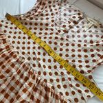 Matilda Jane blouse short cap sleeves gingham skirted button back Sz Med NWOT Photo 5