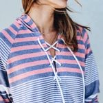 Michael Lauren  Revolve Carson Lace Up Hoodie Photo 6