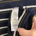 frame denim Frame 70s blue multi striped long sleeve crewneck T-shirt women’s S ￼ Photo 5