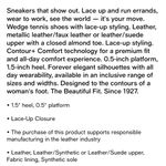 Naturalizer Women’s Shay Lace-Up Sneakers- Size 10 Photo 12