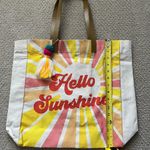 Eccolo Hello Sunshine Tote With Pouch Orange Photo 9