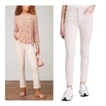 Mother The Dazzler Hover Date Night Pink Straight Leg Jeans Size 26 Photo 2