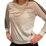 Adidas  Like New Women’s 3-stripe mesh long-sleeve shirt Photo 0
