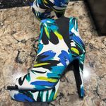 Michael Antonio  Open Toe Bootie Floral 5” Heels Tropical Platform Size 10 Photo 4