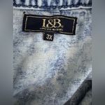 L&B  Light Blue Sequined Denim Jacket Size 3X Photo 6