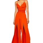 Susana Monaco  NWT String Slip Jumpsuit‎ in Pumpkin Color Size XS Photo 2