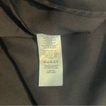 Loft EUC Ann Taylor Black Polka Dot Dress With Ruffle Hem, Size Medium Photo 8