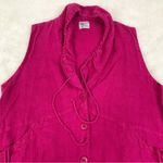 COMPLETO Lino by Arthurio Pink Sleeveless Linen Tunic Vest 100% Linen Size Large Photo 2