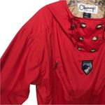 Obermeyer  St Anton Red Pullover Lightweight Ski Jacket Hood‎ Size 12 Photo 1