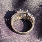 Sterling Silver 🩶 Vintage Size 8 925 S925 Stamped Crystal Ring🩶 Photo 8