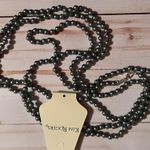 kim rogers Dark Grey Faux Pearl Necklace Photo 2