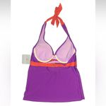 Athleta  Coastal Laser Cut Razzle Cayenne Bra Cup TANKINI Swim TOP Size XL NWT Photo 3