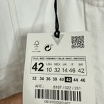 ZARA NWT Split Straight Jeans In Off White Size 10 Photo 3