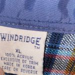 Windridge Multicolored Plaid Button Down Flannel Shirt Blue Size XL Photo 4