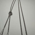 Kendra Scott Phara Silver Tone Lariat Long Tassel Chain Necklace Photo 8