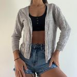 Cynthia Rowley Neutral Light Cardigan Photo 0