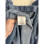 Miami For Francesca’s Chambray Smocked‎ Tie Dress Size S Blue Photo 3