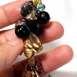 Retro Bee Rose Bird Bead Cluster Necklace Extra Long Y Drop 32" Boho Bohemian Photo 5
