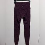 Lululemon  Align High Rise Burgundy Print Leggings. Size 4. EUC Photo 4
