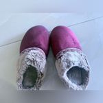 Isotoner Womans  Slipon Slide Slippers 8.5/9 Maroon Cuff NWOT Photo 12