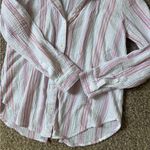 Lucky Brand 100% Cotton Striped Button-Up Shirt Photo 2