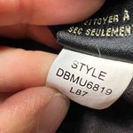 Dana Buchman  100% Silk Zip Up Fitted Peplum Shell Top Blouse Dark Brown Size 8 Photo 6