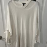 Halogen White 3/4 Sleeve Size 3X Lightweight Sweater Photo 0