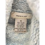 Anthropologie Sleeping on Snow Ice Blue Fuzzy Cowl Neck Sweater Photo 1