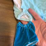 PINK - Victoria's Secret PINK Victoria’s Secret Teal Blue Green Mint Monokini Velour Velvet Rings M Photo 6