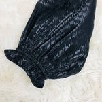 WAYF  Black Hounstooth Long Sleeve Smocked Peasant‎ Top Witchy Goth Small New Photo 4