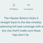 ANDIE DEMI MOORE x  Tropez Swim Bottom Women Sz L Black Gold Glam Retro Boho NWT Photo 9