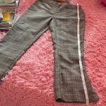 Jules & Leopold  Tan Plaid Flare Pants Photo 8