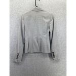 The Limited  Women's Travel Suit Jacket Gray Check Size 0 Long Sleeve Wool Blend Photo 3