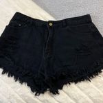 Amazon  Black Denim Shorts Photo 0