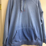 Torrid  Blue Gradient Vintage Feel Classic Fit Cozy Fleece Raglan Hoodie - size 1 Photo 0