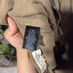 Nili Lotan cotton cropped pants with raw hem Tan Size 6 Photo 7