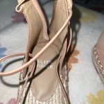 Eileen Fisher  Lace Up D’Orsay Lee Espadrille Latte Flat Sandal Size 9 NWOT Photo 4