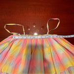 Anthropologie  Beatrice B Square Neck tired Rainbow dress Italy size 0 or XXS Photo 4
