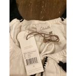 Cleobella  Kimaya Embroidered Puff Sleeve Mini Dress in Black & White Size S NWT Photo 9