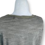 Project Social T  Gray Raw Edge Slub Knit Crewneck Sweatshirt Size Small Photo 3