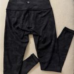 Lululemon Black Camouflage Leggings and Tank Set Photo 3