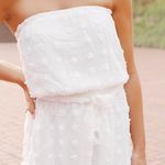 She & Sky White Strapless Romper Photo 0