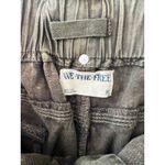 Free People We The Can't Compare Slouch Pants Cargo Green M Straight Mid-Rise Photo 2